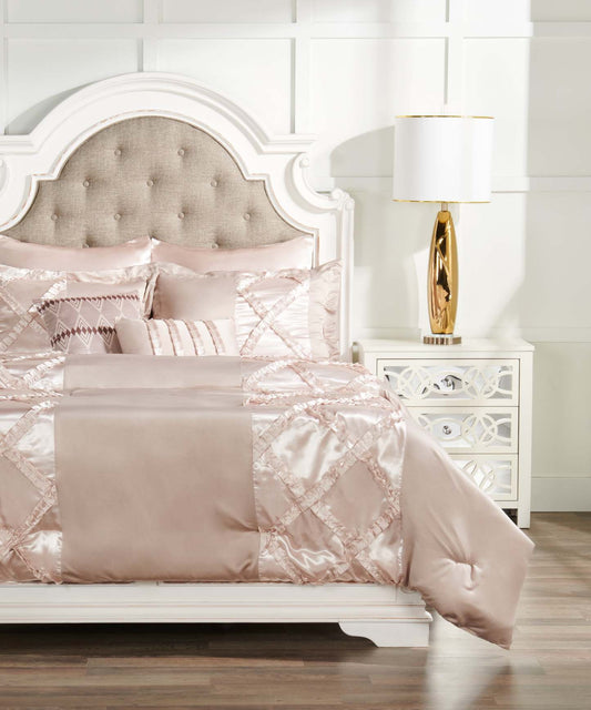 Margot 7-Piece Queen Comforter Set - Mocha| Ensemble d'édredon Margot 7 pièces pour grand lit - moka | MARGO7QU