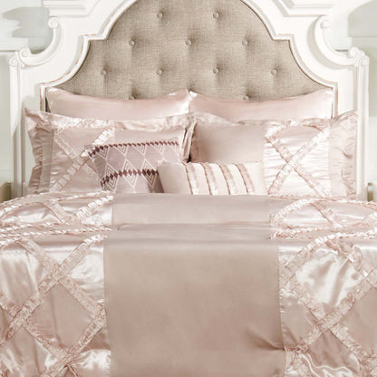 Margot 7-Piece Queen Comforter Set - Mocha| Ensemble d'édredon Margot 7 pièces pour grand lit - moka | MARGO7QU