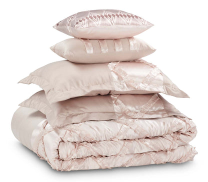 Margot 7-Piece Queen Comforter Set - Mocha| Ensemble d'édredon Margot 7 pièces pour grand lit - moka | MARGO7QU