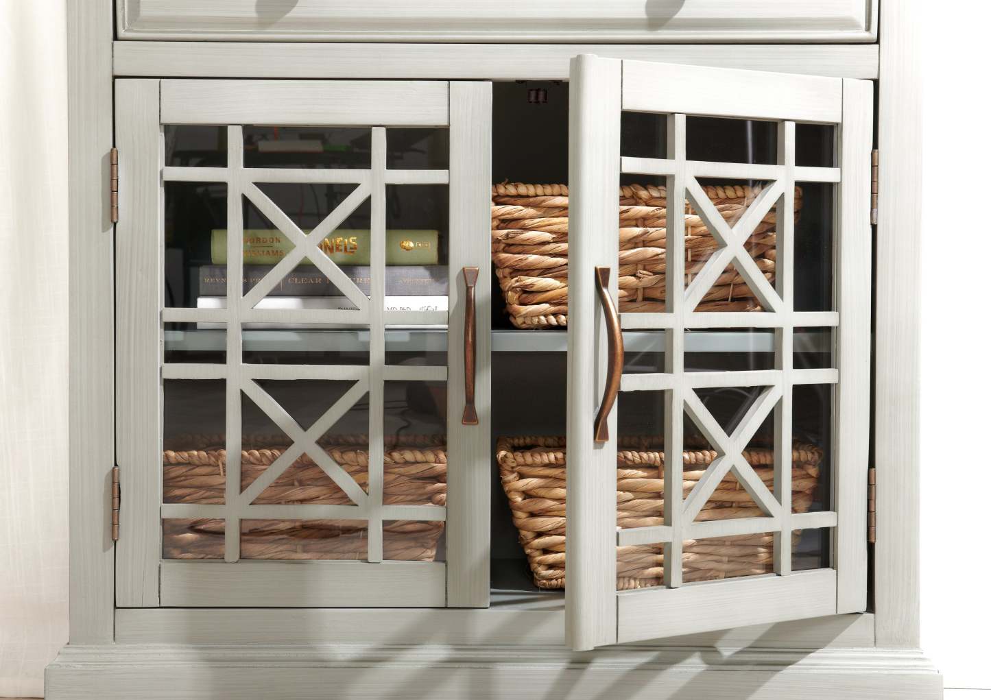 Marseille 32 Accent Cabinet with Drawer - Antique Grey|Armoire décorative Marseille de 32 po avec tiroir - gris antique