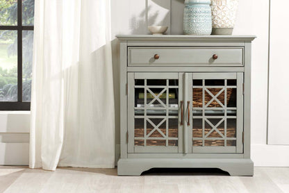 Marseille 32 Accent Cabinet with Drawer - Antique Grey|Armoire décorative Marseille de 32 po avec tiroir - gris antique