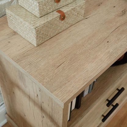 Mason Peak 47.09 Commercial Grade Small Credenza with Drawer & Cabinet - Prime Oak|Petit bahut Mason Peak de 47,09 po de qualité commerciale avec tiroir et armoire - chêne clair