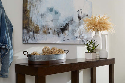 Watson 67 Contemporary Sofa Table - Dark Brown Wood|Table de salon contemporaine Watson de 67 po - bois brun foncé