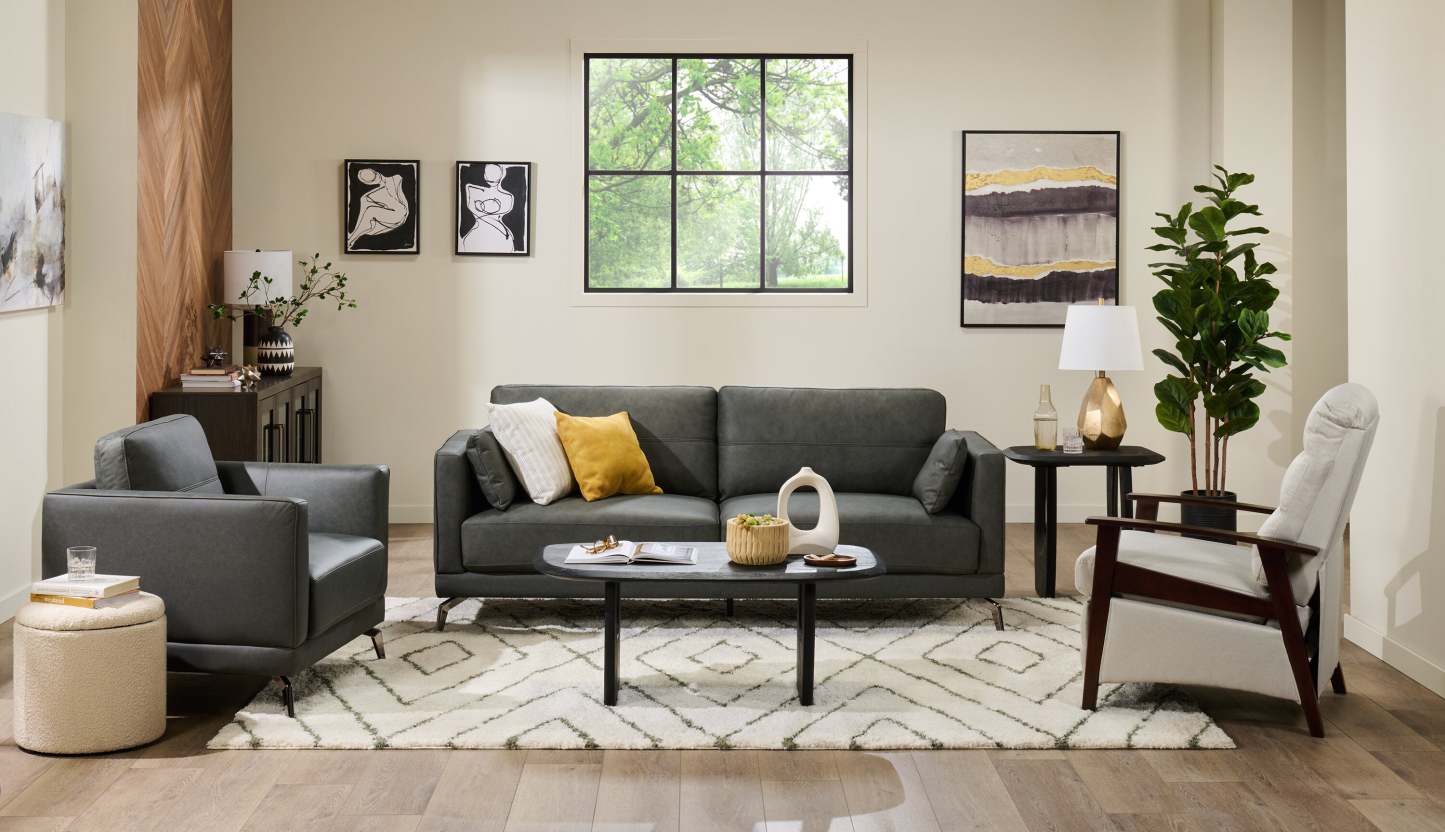 Ontario 14,75 po Pouf de rangement rond en tissu - blanc