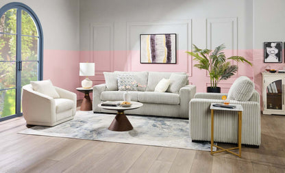 Mia 15.75 Faux Marble Chairside Table - Blanc &amp; Or|Table de fauteuil Mia de 15,75 po en imitation de marbre - blanche et dorée