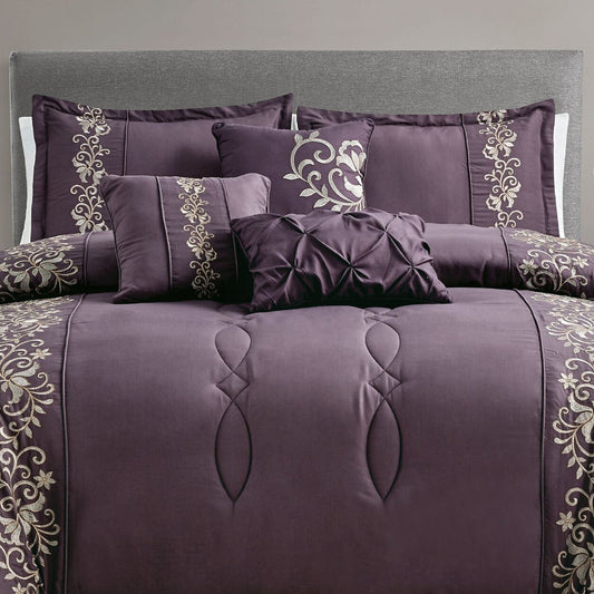 Milan 7-Piece Queen Comforter Set | Ensemble d’édredon Milan 7 pièces - grand lit | MILAN7QU