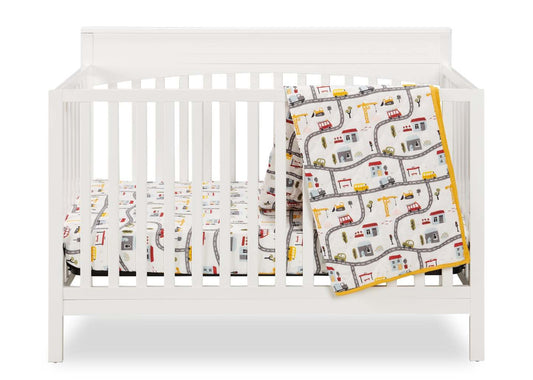 Ensemble de literie pour lit de bébé 3 pièces Milo - Jaune | Literie Milo 3 pièces pour lit de bébé - jaune