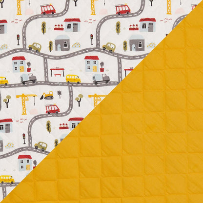 Ensemble de literie pour lit de bébé 3 pièces Milo - Jaune | Literie Milo 3 pièces pour lit de bébé - jaune