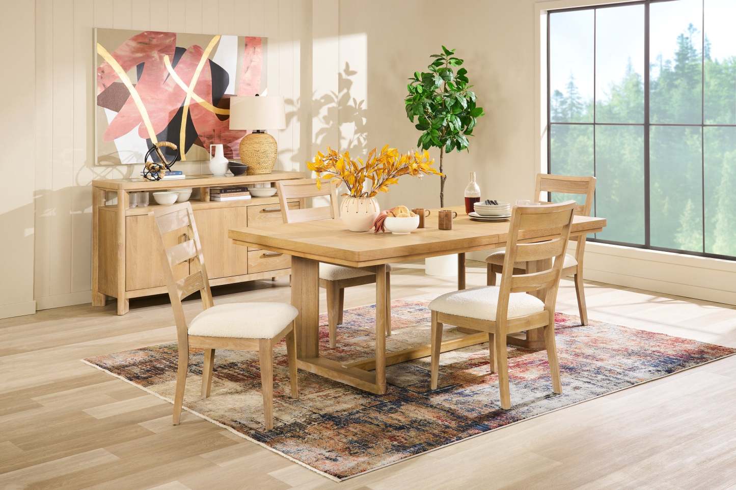 Lampe de table 25 Ratten avec abat-jour beige|Lampe de table de 25 po en rotin avec abat-jour beige