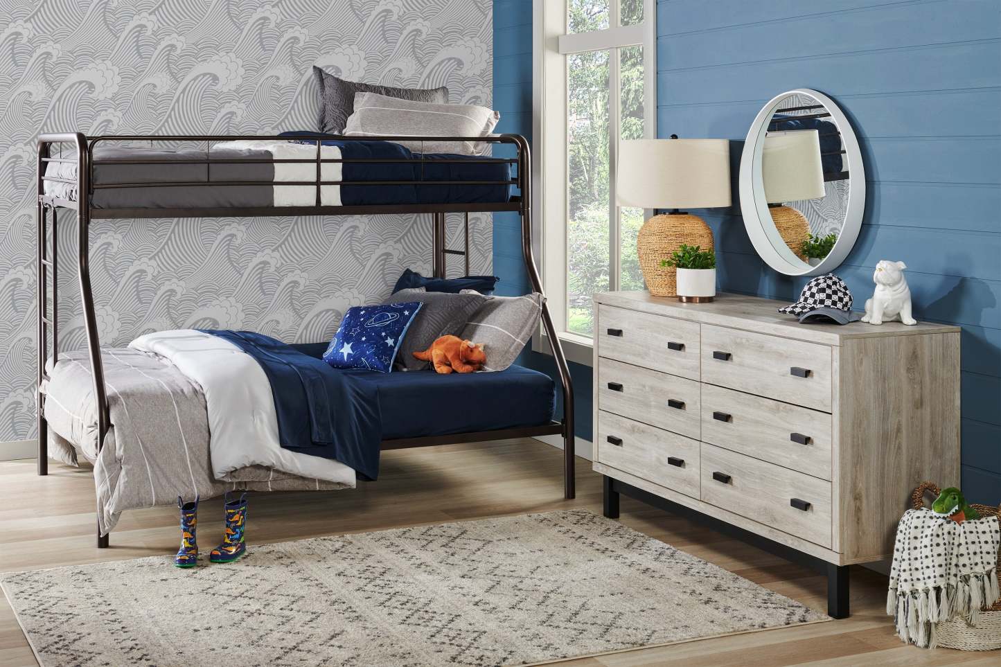 Lampe de table 25 Ratten avec abat-jour beige|Lampe de table de 25 po en rotin avec abat-jour beige