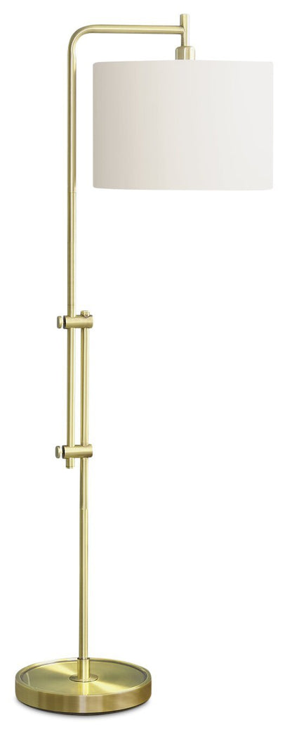 Lampadaire 63 Brass Metal|Lampe à pied de 63 po en métal laiton