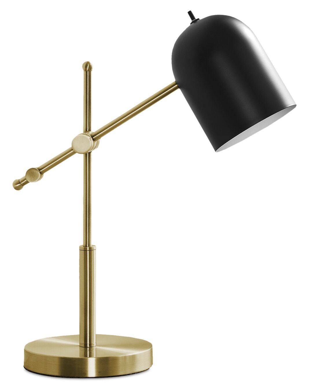 18 Brass Metal Desk Task Table Lamp|Lampe de bureau ou de table en métal laiton de 18 po
