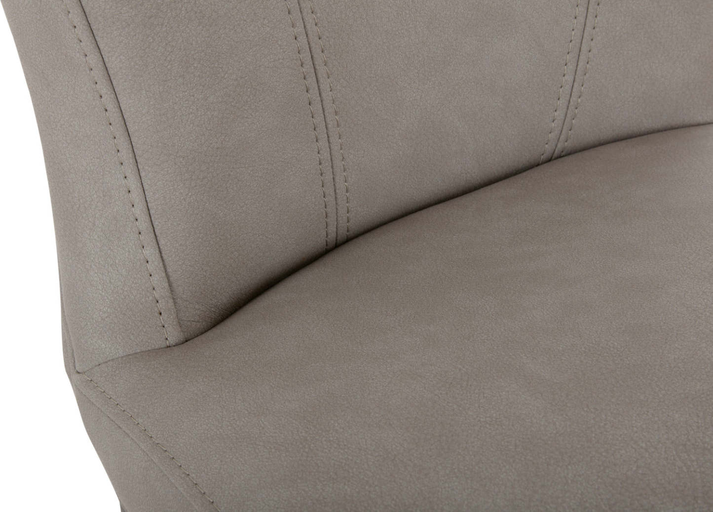 Quinn Barstool with Vegan Leather Fabric - Taupe | Tabouret bar Quinn en tissu de cuir végétalien - taupe