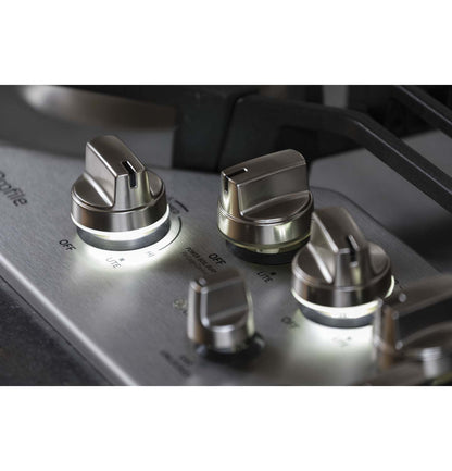 Profile 30 5-Element Gas Cooktop - Stainless - PGP9030SLSS | Surface de cuisson à gaz Profile de 30 po à 5 éléments - acier inoxydable - PGP9030SLSS