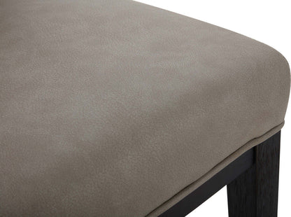 Quinn Barstool with Vegan Leather Fabric - Taupe | Tabouret bar Quinn en tissu de cuir végétalien - taupe