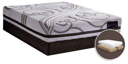 Serta iComfort® EFX3D Gravati Split Queen Mattress Set|Ensemble matelas divisé Gravati iComfort EFX3D de Serta pour grand lit