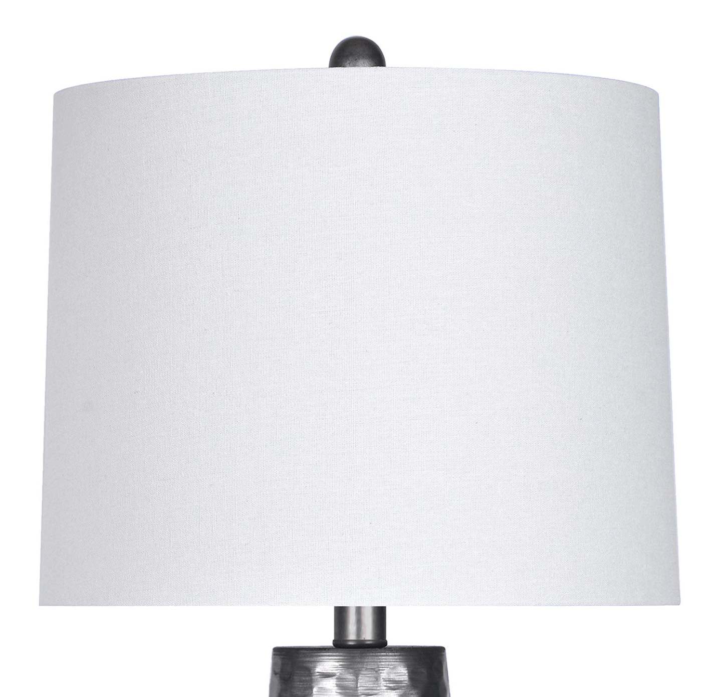 26 Lampe de table vintage en métal martelé|Lampe de table rétro de 26 po en métal martelé