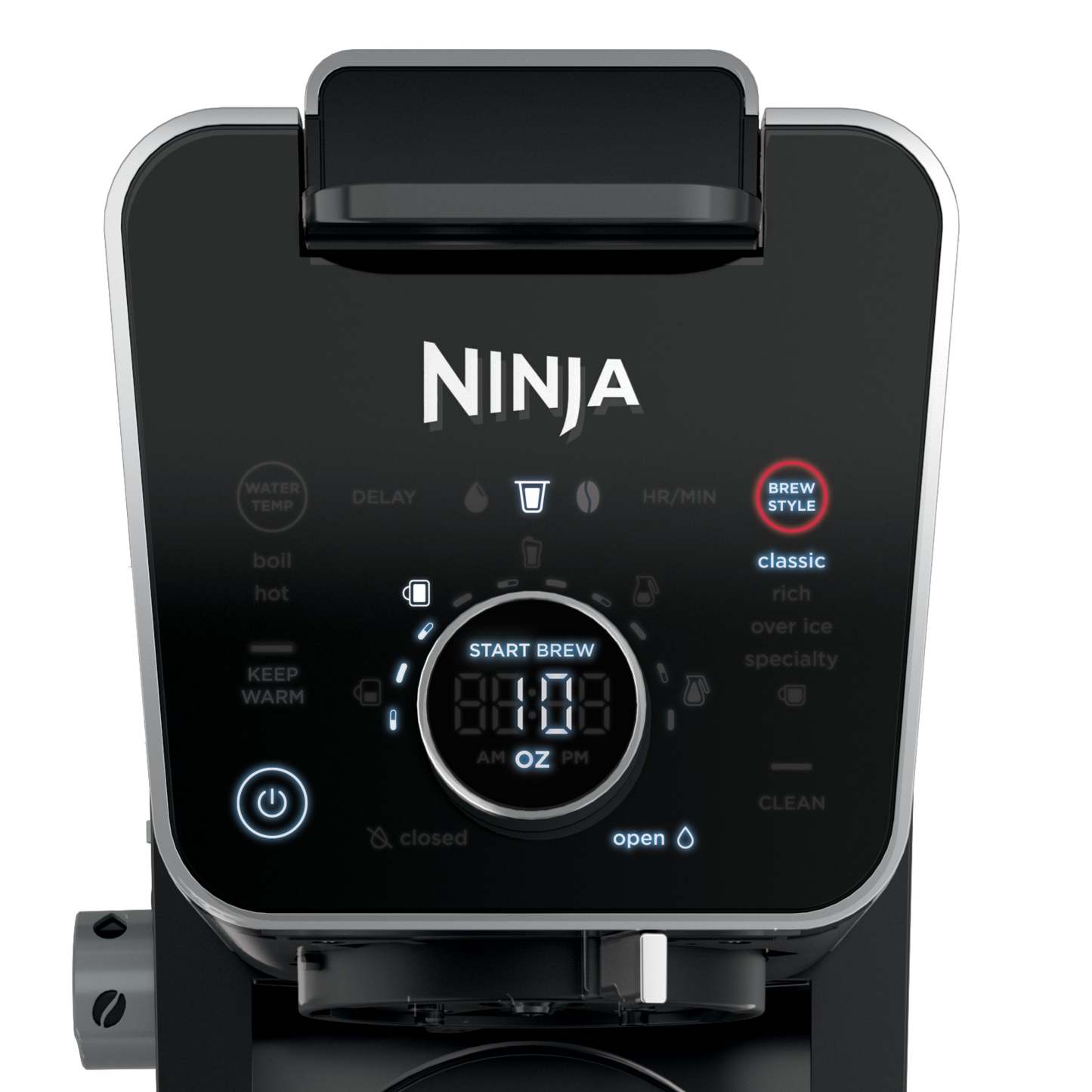 Système de café spécialisé Ninja DualBrew Pro, cafetière à portion individuelle, à dosette et 12 tasses - CFP301C | Système d'infusion de spécialité DualBrew Pro de Ninja, portion individuelle, capsule et cafetière filtre de 12 tasses - CFP301C | NJCFP301