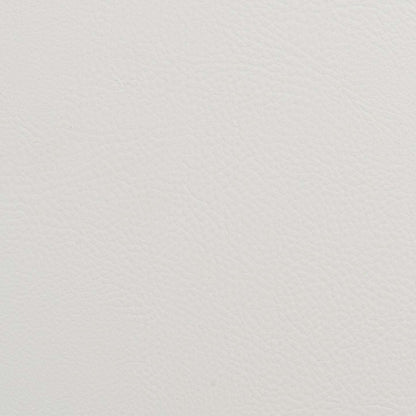 Lit plateforme rembourré Nova en tissu de cuir végétalien blanc - Queen Size | Lit plateforme rembourré Nova en tissu de cuir végétalien blanc - format grand lit