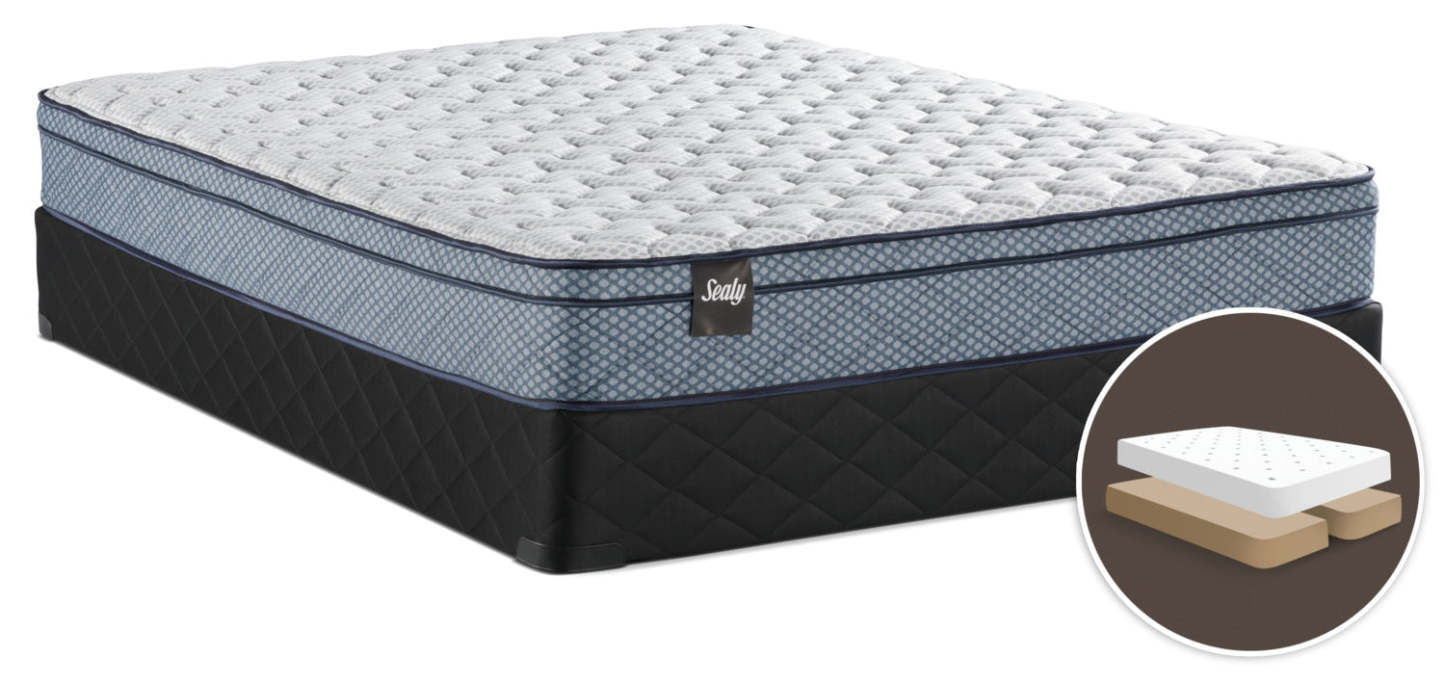 Sealy Parklin Euro-Top Split Queen Mattress Set|Ensemble matelas à Euro-plateau divisé Parklin de Sealy pour grand lit
