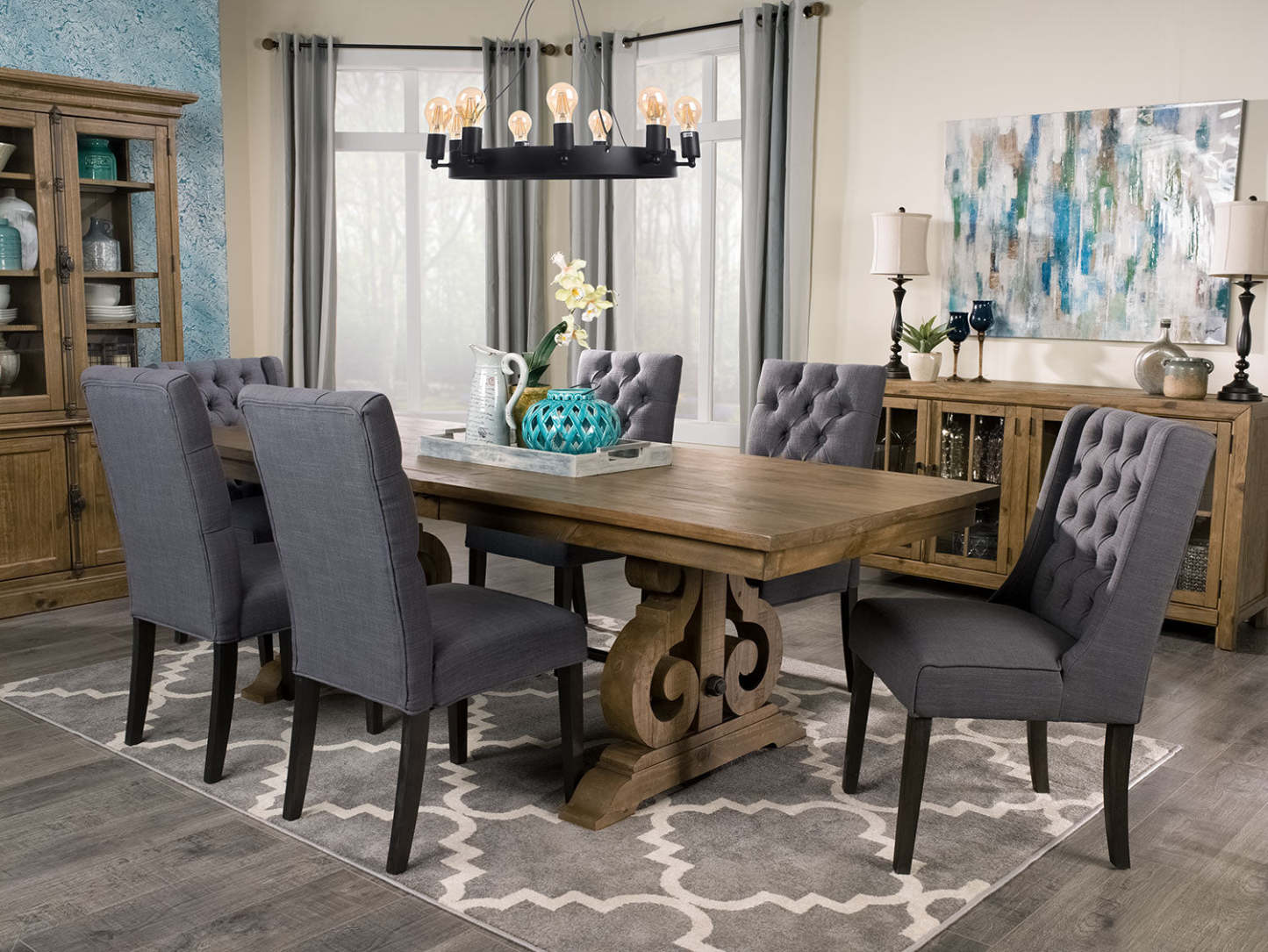 29 Oil-Rubbed Bronzed Finish 2-Piece Set - with Two Table Lamps|Ensemble 2 lampes de table de 29 po au fini bronze huilé