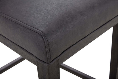 Tabouret Quinn à hauteur de comptoir, ensemble de 2 – Gris|Tabouret Quinn de hauteur comptoir, ensemble de 2 - gris|QUINGCSP