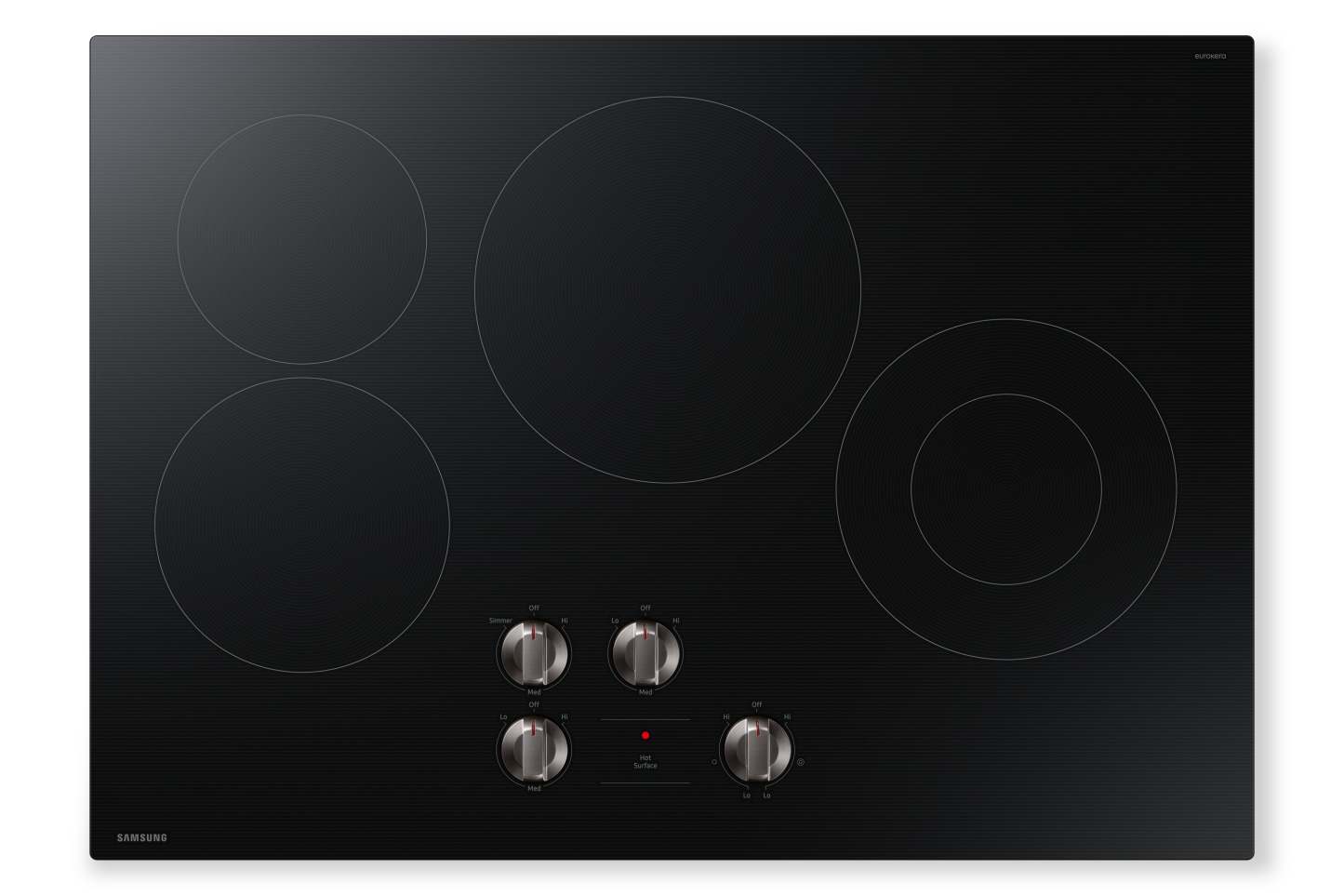 Surface de cuisson électrique Samsung de 30 po à 4 éléments avec commandes à boutons - noire - NZ30FG5332RKAA | NZ30FG53