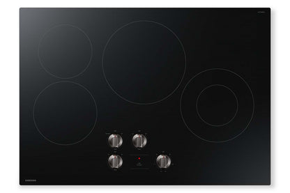 Surface de cuisson électrique Samsung de 30 po à 4 éléments avec commandes à boutons - noire - NZ30FG5332RKAA | NZ30FG53