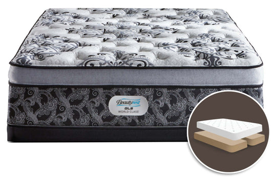 Beautyrest GL5 World Class Genesis Euro-Top Firm Split Queen Mattress Set|Ensemble ferme à Euro-plateau divisé GL5 Genesis de Beautyrest World Class pour grand lit