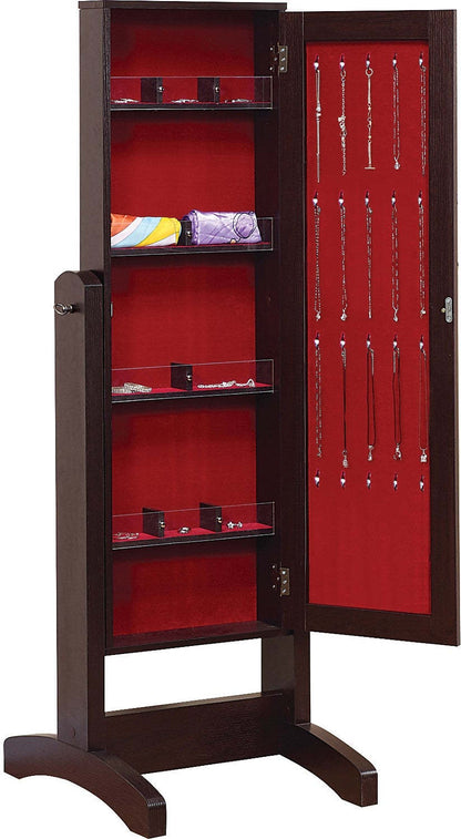 Messina 19 Jewelry Mirror Cabinet - Espresso|Miroir armoire à bijoux Messina de 19 po - espresso