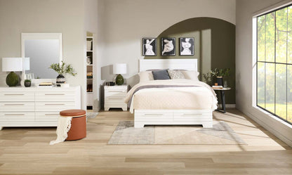 Miroir de commode de chambre Olivia, fabriqué au Canada - Blanc | Miroir de commode de chambre à coucher Olivia, fabriqué au Canada - blanc