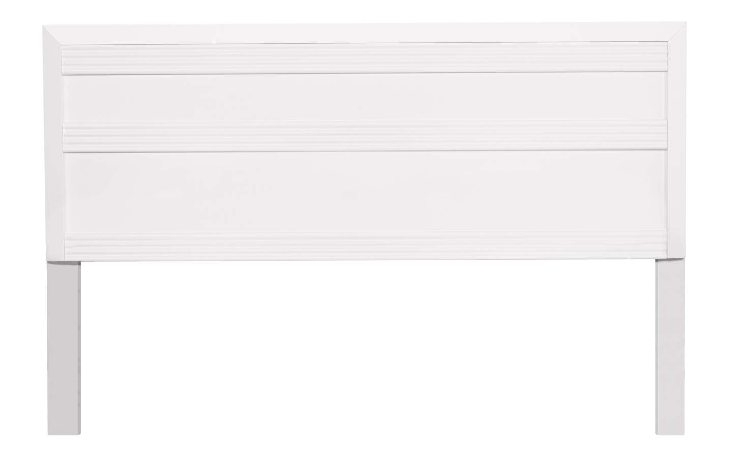 Tête de lit à panneau Olivia, fabriquée au Canada, blanc - taille double/grand lit | Tête de lit à panneau Olivia fabriquée au Canada, blanche - format lit double et grand lit