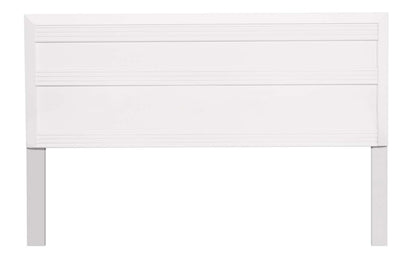 Tête de lit à panneau Olivia, fabriquée au Canada, blanc - taille double/grand lit | Tête de lit à panneau Olivia fabriquée au Canada, blanche - format lit double et grand lit