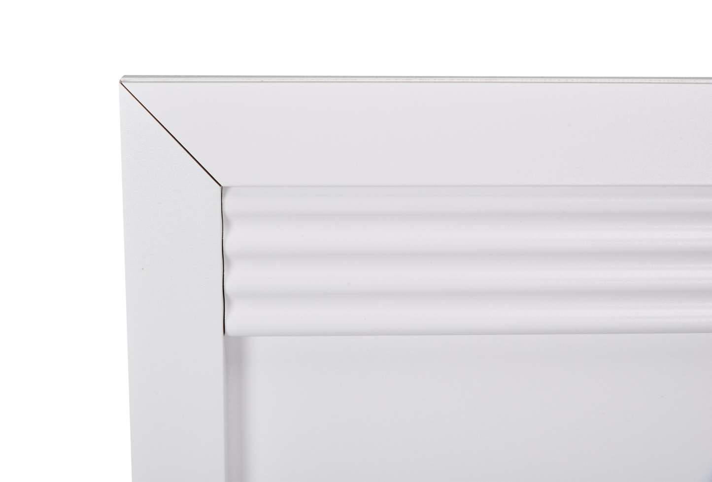 Lit à panneaux Olivia avec tête de lit et cadre, fabriqué au Canada, blanc - Grand lit | Lit à panneau Olivia fabriqué au Canada avec tête de lit et cadre de lit, blanc - format grand lit