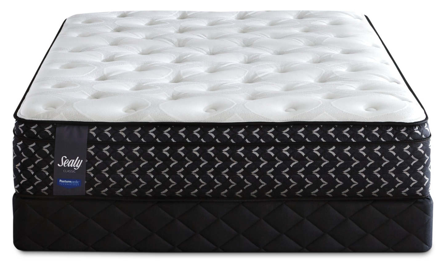 Sealy Posturepedic Crimsan Firm Euro-Top Mattress Set|Ensemble matelas ferme à Euro-plateau Crimsan Posturepedic de Sealy pour grand lit