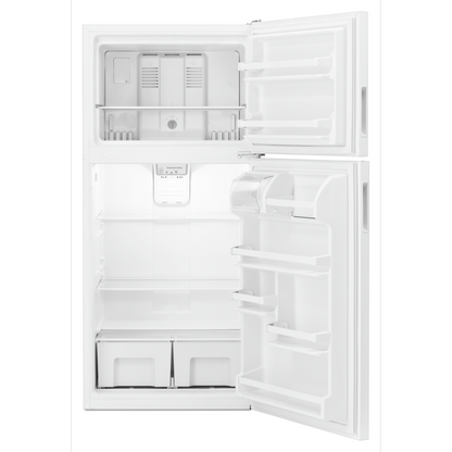 Réfrigérateur Amana de 30 pi³ et de 18 po à congélateur supérieur - blanc - ART318FFDW | Amana 30 18 Cu. Ft. Top-Mount Refrigerator - White - ART318FFDW