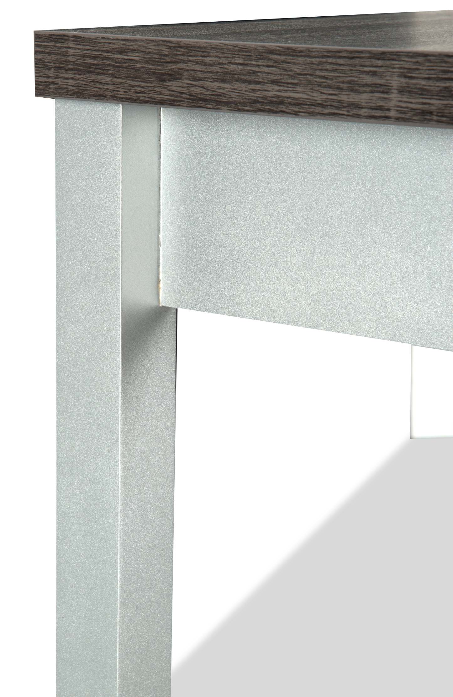 Bureau réversible Oscar 47 avec rangement - Gris|Bureau réversible Oscar de 47 po avec rangement - gris