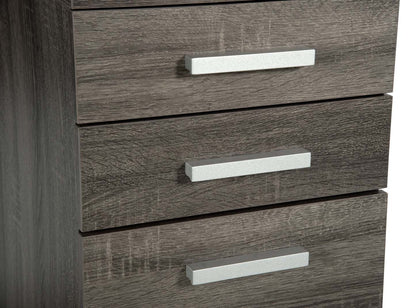 Bureau réversible Oscar 47 avec rangement - Gris|Bureau réversible Oscar de 47 po avec rangement - gris