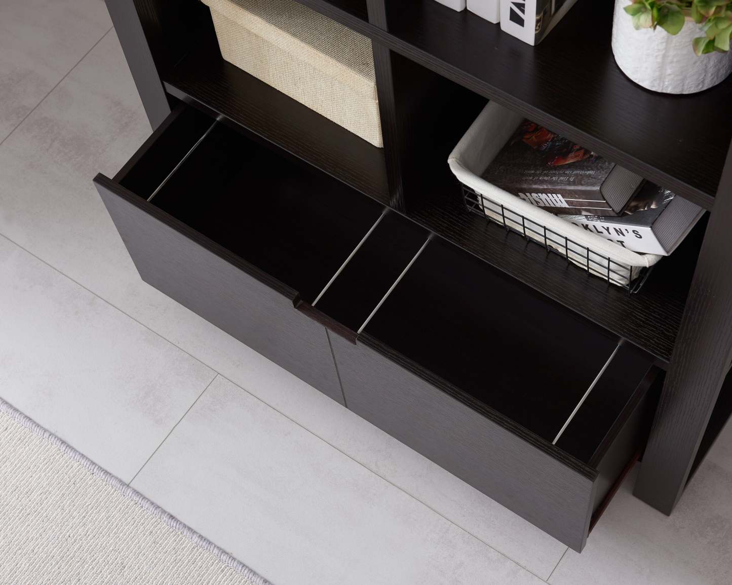 Bibliothèque Oscar Owen 36 avec tiroir et 6 étagères - Espresso|Bibliothèque Oscar Owen de 36 po avec tiroir et 6 tablettes - expresso