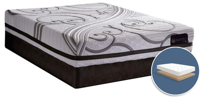Ensemble matelas à profil bas Gravati iComfort EFX3D de Serta pour lit double
