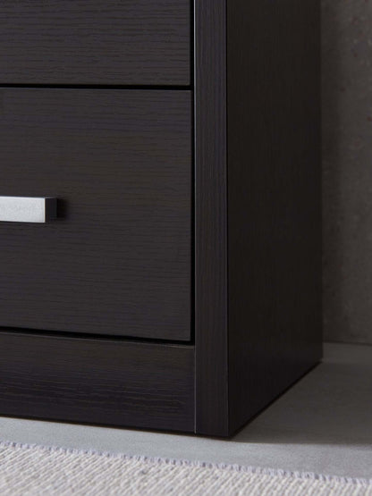 Bureau d'angle réversible Owen 55 avec 4 tiroirs et compartiments - Espresso|Bureau en coin réversible Owen de 55 po à 4 tiroirs et compartiments - espresso