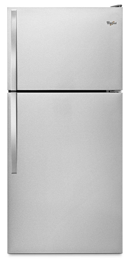 Réfrigérateur Whirlpool de 30 po et de 18,2 pi³ à congélateur supérieur - acier inoxydable monochromatique - WRT318FZDM | Whirlpool 30 18.2 Cu. Ft. Top-Mount Refrigerator - Monochromatic Stainless Steel
