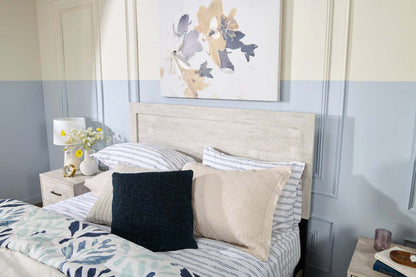 Flaxseed Cove 3-Piece Full/Queen Quilt Set - Natural Linen | Ensemble de courtepointe Flaxseed Cove 3 pièces pour lit double et grand lit - lin naturel