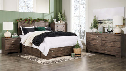 Tilda 3-Piece Full/Queen Comforter Set - Charcoal | Ensemble d'édredon Tilda 3 pièces pour lit double ou grand lit - anthracite