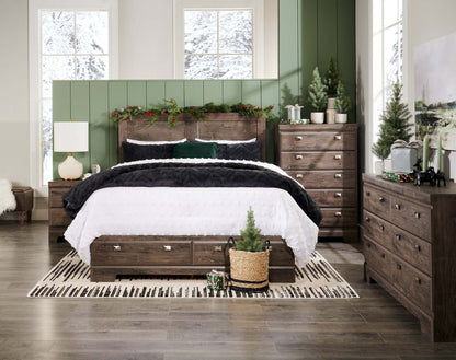 Tilda 3-Piece Full/Queen Comforter Set - Charcoal | Ensemble d'édredon Tilda 3 pièces pour lit double ou grand lit - anthracite