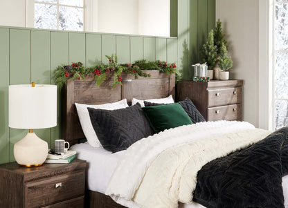 Tilda 3-Piece Full/Queen Comforter Set - Charcoal | Ensemble d'édredon Tilda 3 pièces pour lit double ou grand lit - anthracite