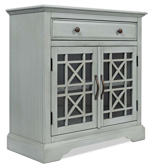 Marseille 32 Accent Cabinet with Drawer - Antique Grey|Armoire décorative Marseille de 32 po avec tiroir - gris antique
