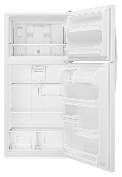 Tourbillon 30 18,2 Cu. Fort. Réfrigérateur à congélateur supérieur - Blanc - WRT318FZDW | Réfrigérateur Whirlpool de 18,2 pi³ et de 30 po à congélateur supérieur - blanc - WRT318FZDW
