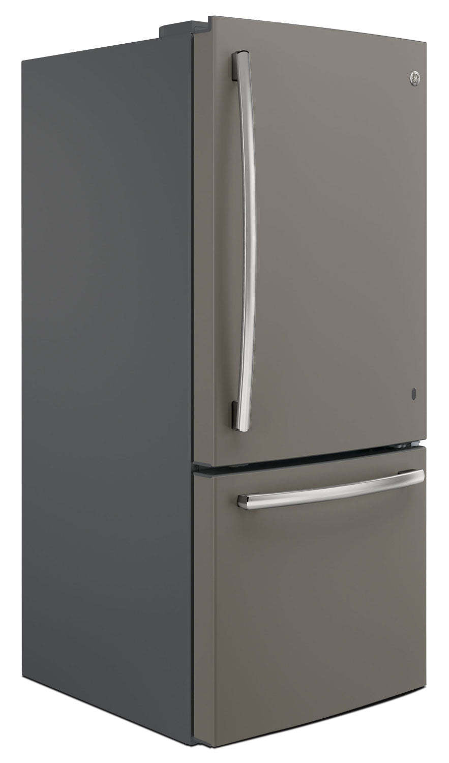 Réfrigérateur GE de 30 20,9 pi³ à congélateur inférieur - ardoise - GDE21DMKES | GE 30 20.9 Cu. Ft. Bottom-Mount Refrigerator - Slate - GDE21DMKES