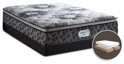 Beautyrest GL5 World Class Axis Euro-Top Firm Split Queen Mattress Set|Ensemble matelas ferme à Euro-plateau divisé GL5 World Class Axis de Beautyrest pour grand lit